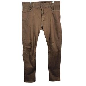 ALBERTO Pipe DS Coloured Dual‎ FX Regular Fit Pants Mens W36 L34 Brown